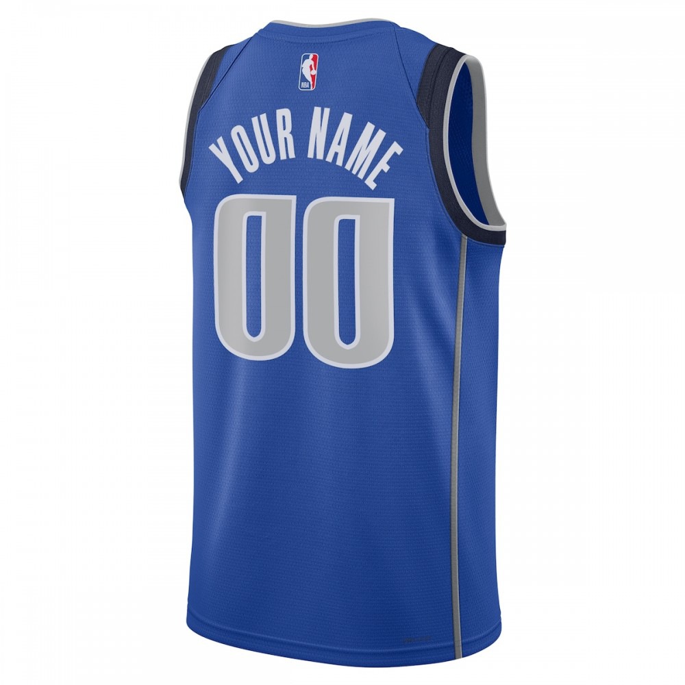 Dallas Mavericks Unisex 2022/23 Swingman Custom Jersey Royal - Icon Edition-Pro Kit Vault | Brand New 26/27 Sports Jerseys